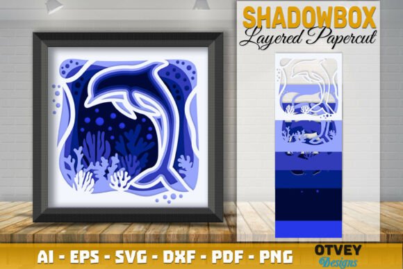3D SVG Dolphin in a Seabed Atmosphere: A Designer’s Real-World Review for Shadow Box Projects