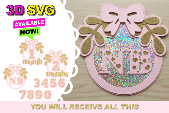 Baby Months Pink 3D SVG: A Brand Designer’s Review for Real Business Use