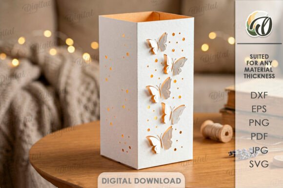Decorative Paper Lantern: A 3D SVG Home Décor Asset for Bloggers and Digital Publishers