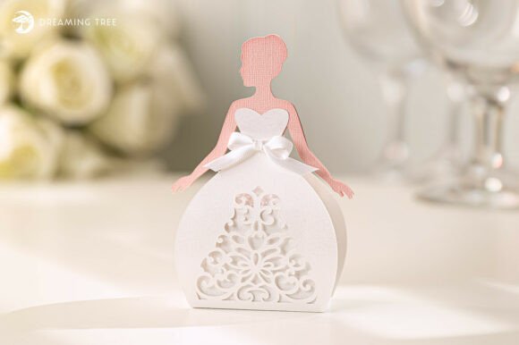 Elegant 3D SVG Design for Wedding-Themed Branding