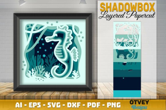 Sea Horse in a Seabed Atmosphere 3D Layered: A Practical Review for Etsy & Print-on-Demand Sellers