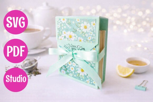 Tea Bag Gift Box Template: A 3D SVG for Lifestyle & Hobbies Blogging