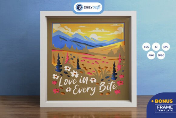 Whispers of Spring 3D SVG: A Layered Craft Design for Spring Projects